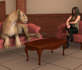 AA Talking Lion by David Gleze